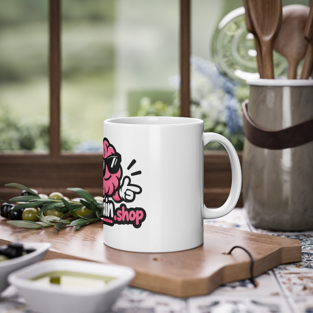 nobrain.shop Logo Mug 11oz — nomorebrain.com