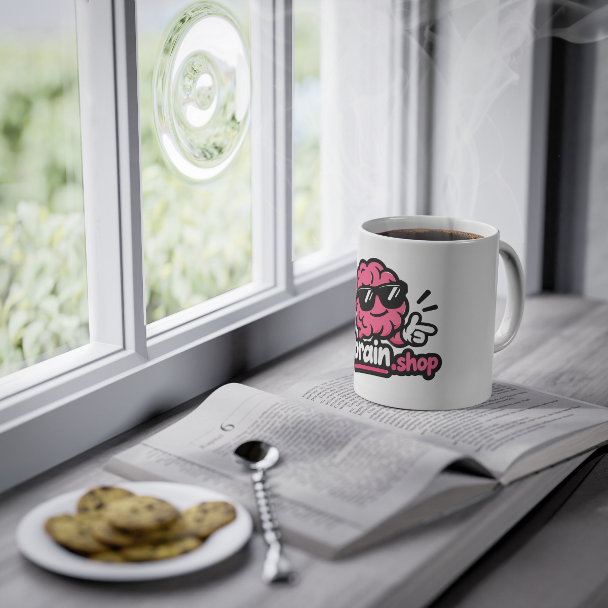 nobrain.shop Logo Mug 11oz — nomorebrain.com