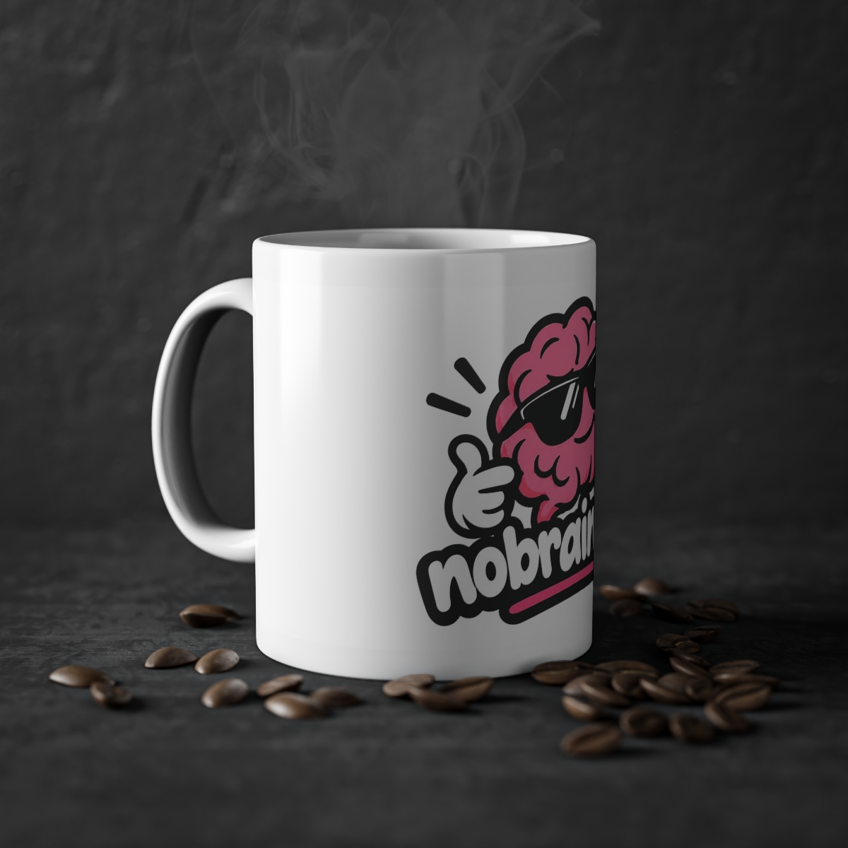 nobrain.shop Logo Mug 11oz — nomorebrain.com