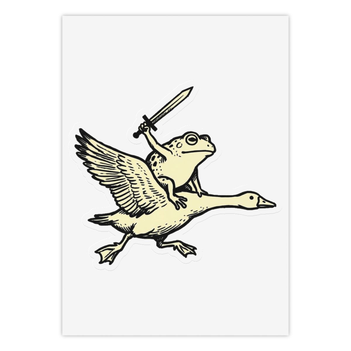 Frog Knight Sticker Sheet — nomorebrain.com
