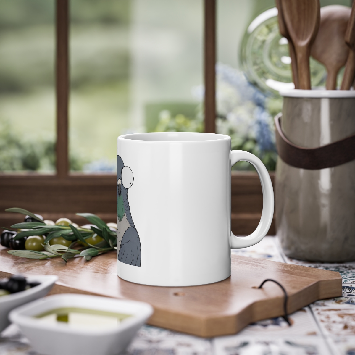 Unbothered Pigeon Mug 11oz — nomorebrain.com