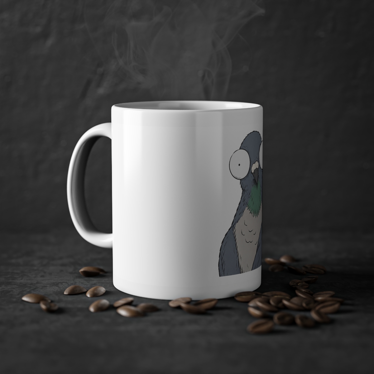 Unbothered Pigeon Mug 11oz — nomorebrain.com