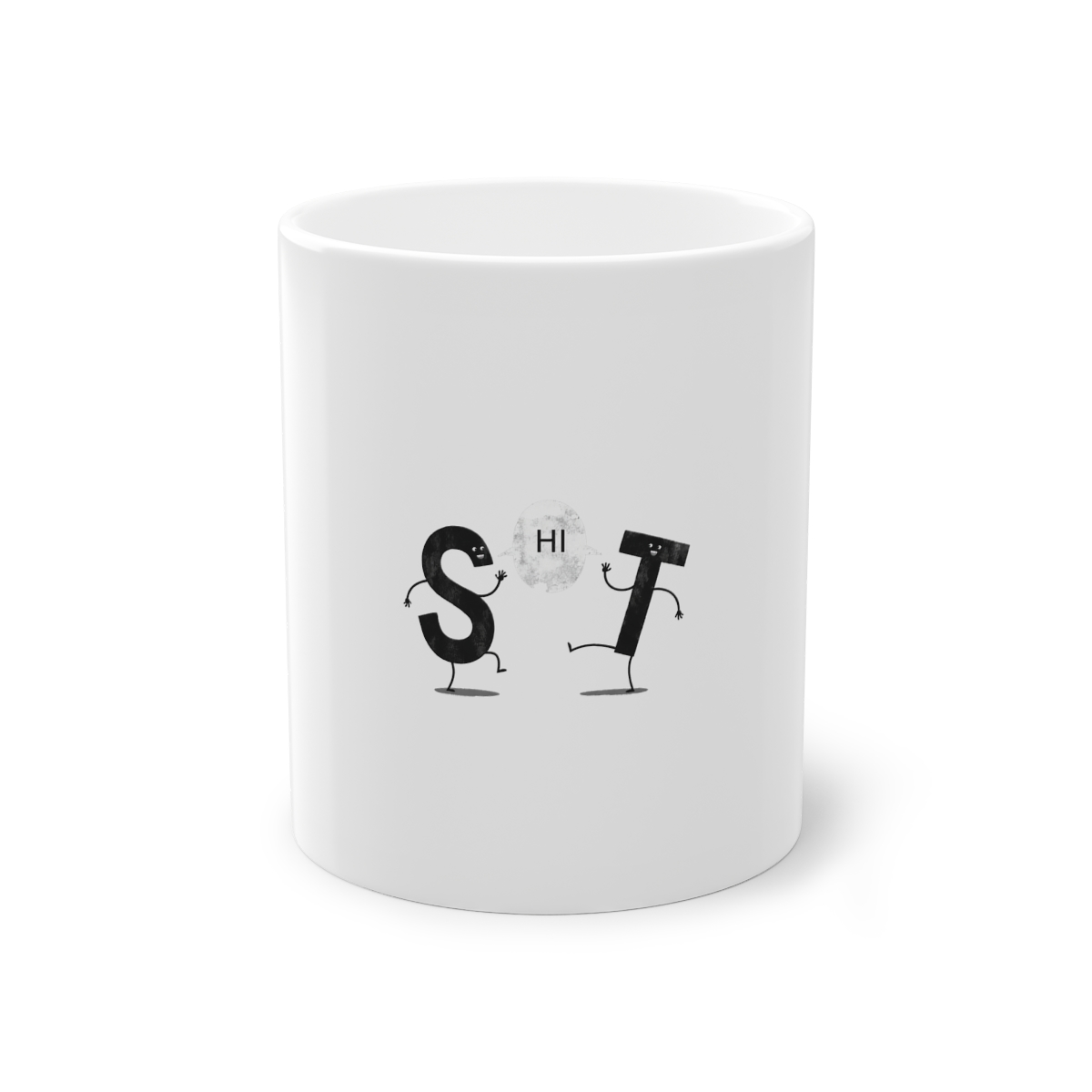 Say Hi Mug 11oz — nomorebrain.com