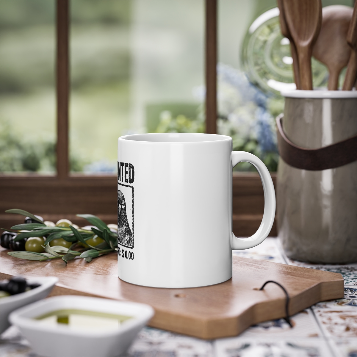 Unbothered Pigeon Wanted Mug 11oz — nomorebrain.com