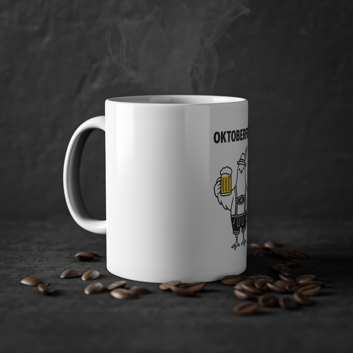 Oktoberfest Pigeon Mug 11oz — nomorebrain.com