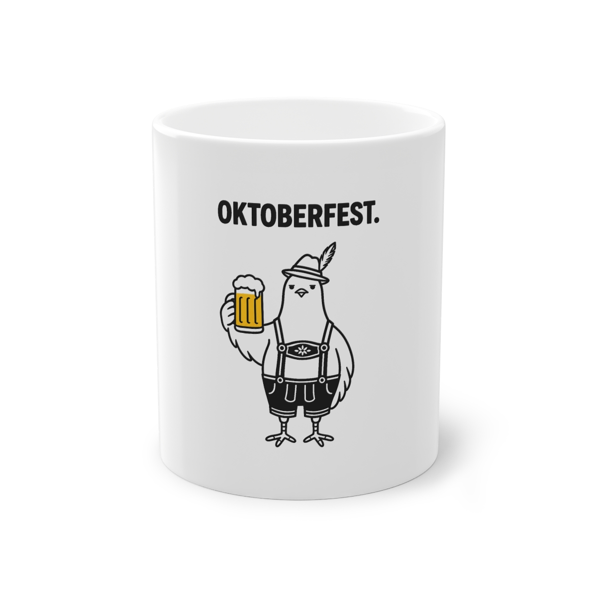 Oktoberfest Pigeon Mug 11oz — nomorebrain.com