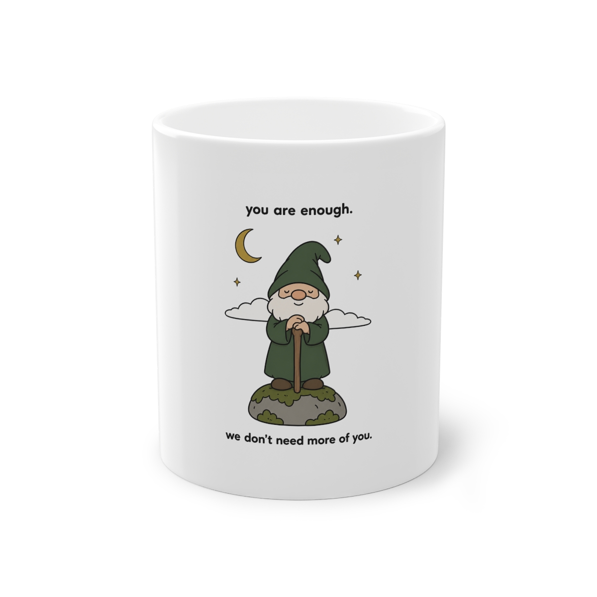 Hermit Gnome Mug 11oz — nomorebrain.com