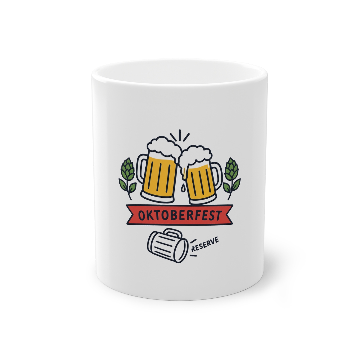Oktoberfest Badge Mug 11oz — nomorebrain.com