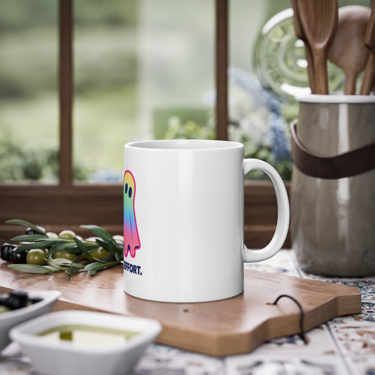 Low Effort Ghost Mug 11oz — nomorebrain.com