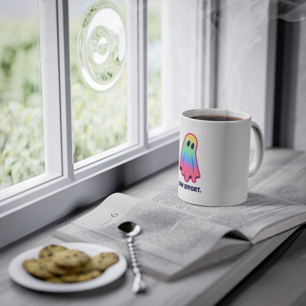Low Effort Ghost Mug 11oz — nomorebrain.com