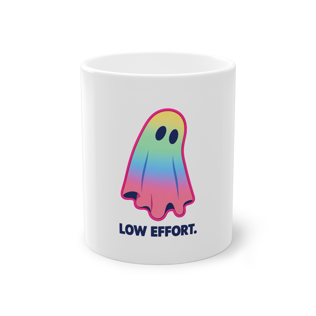 Low Effort Ghost Mug 11oz — nomorebrain.com