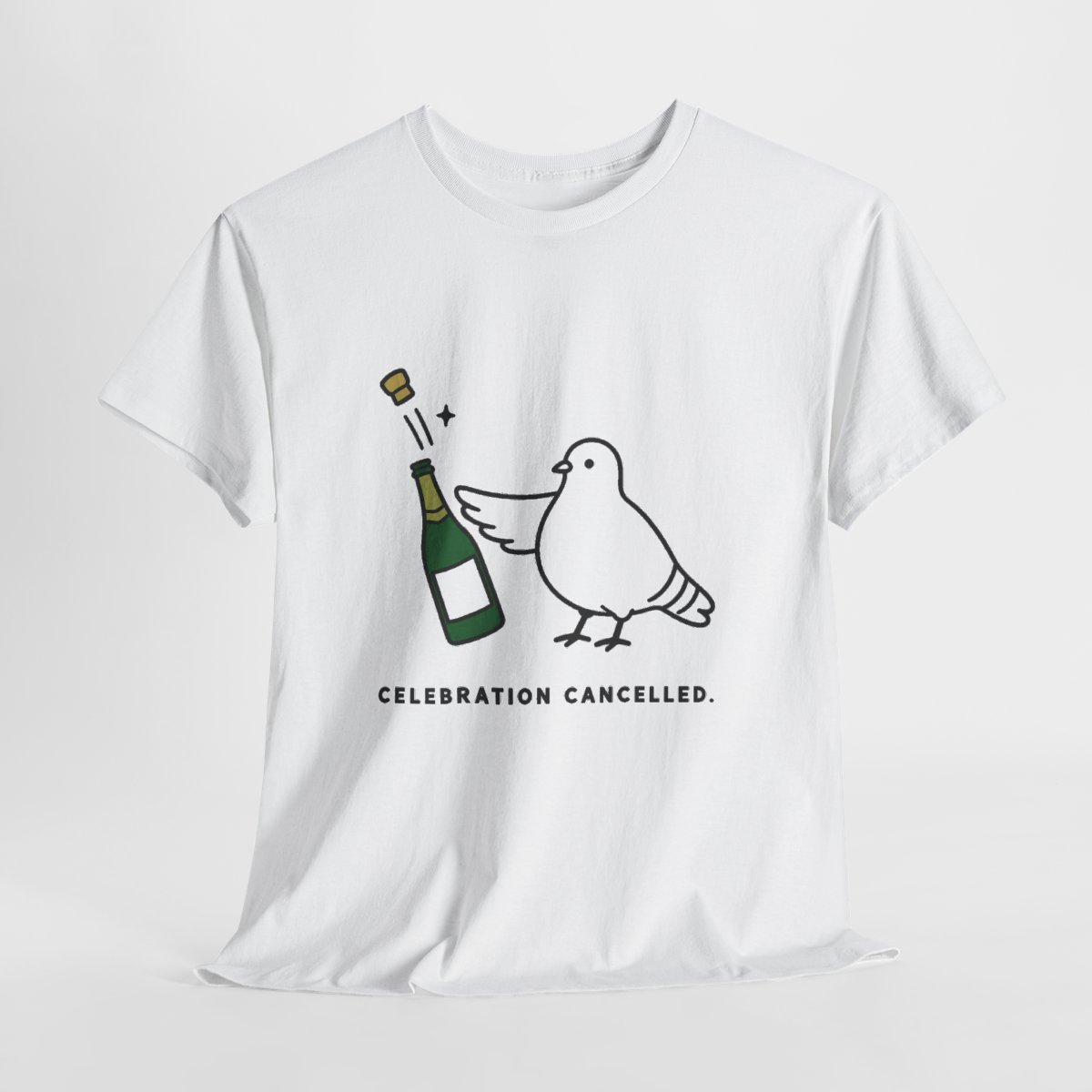 Celebration Cancelled Pigeon Tee — nomorebrain.com
