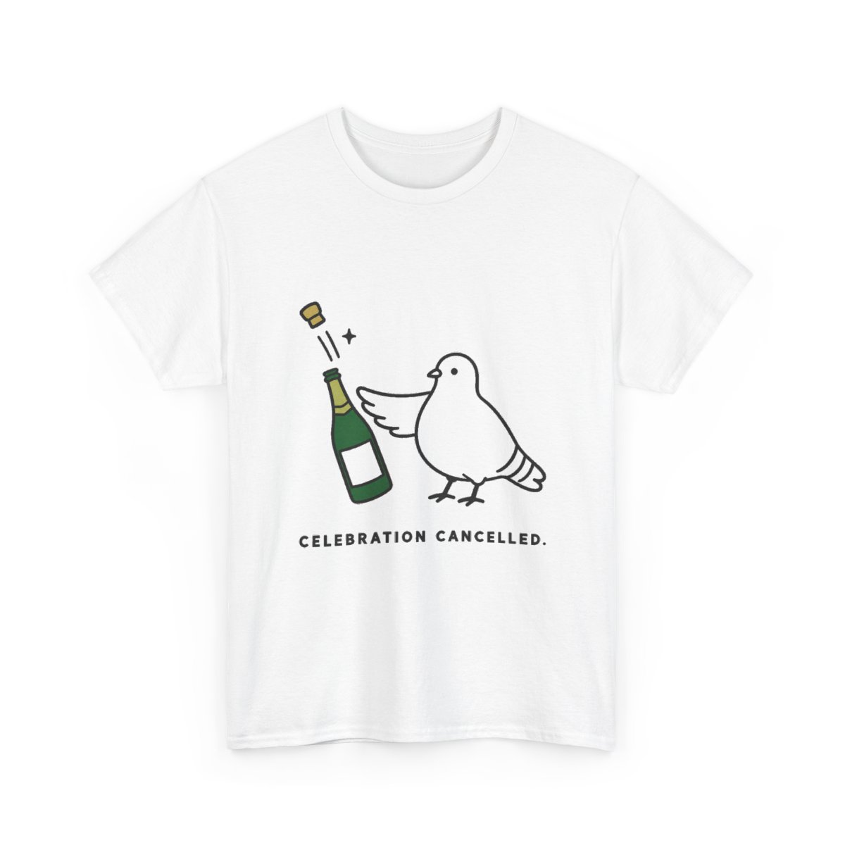 Celebration Cancelled Pigeon Tee — nomorebrain.com