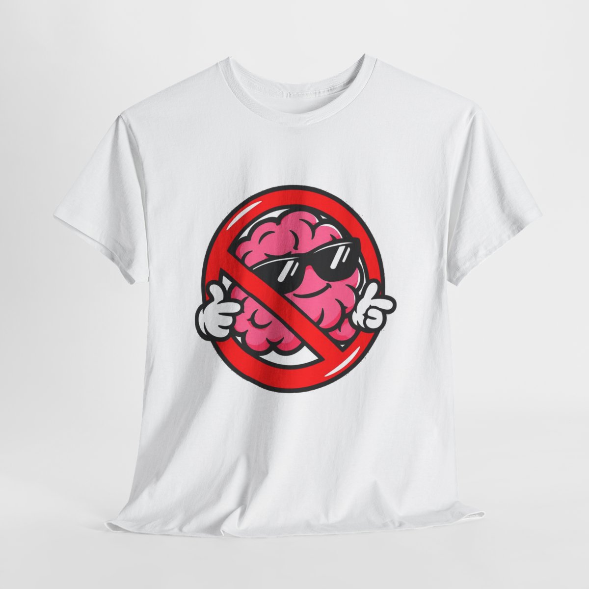 No Brains Allowed Tee — nomorebrain.com