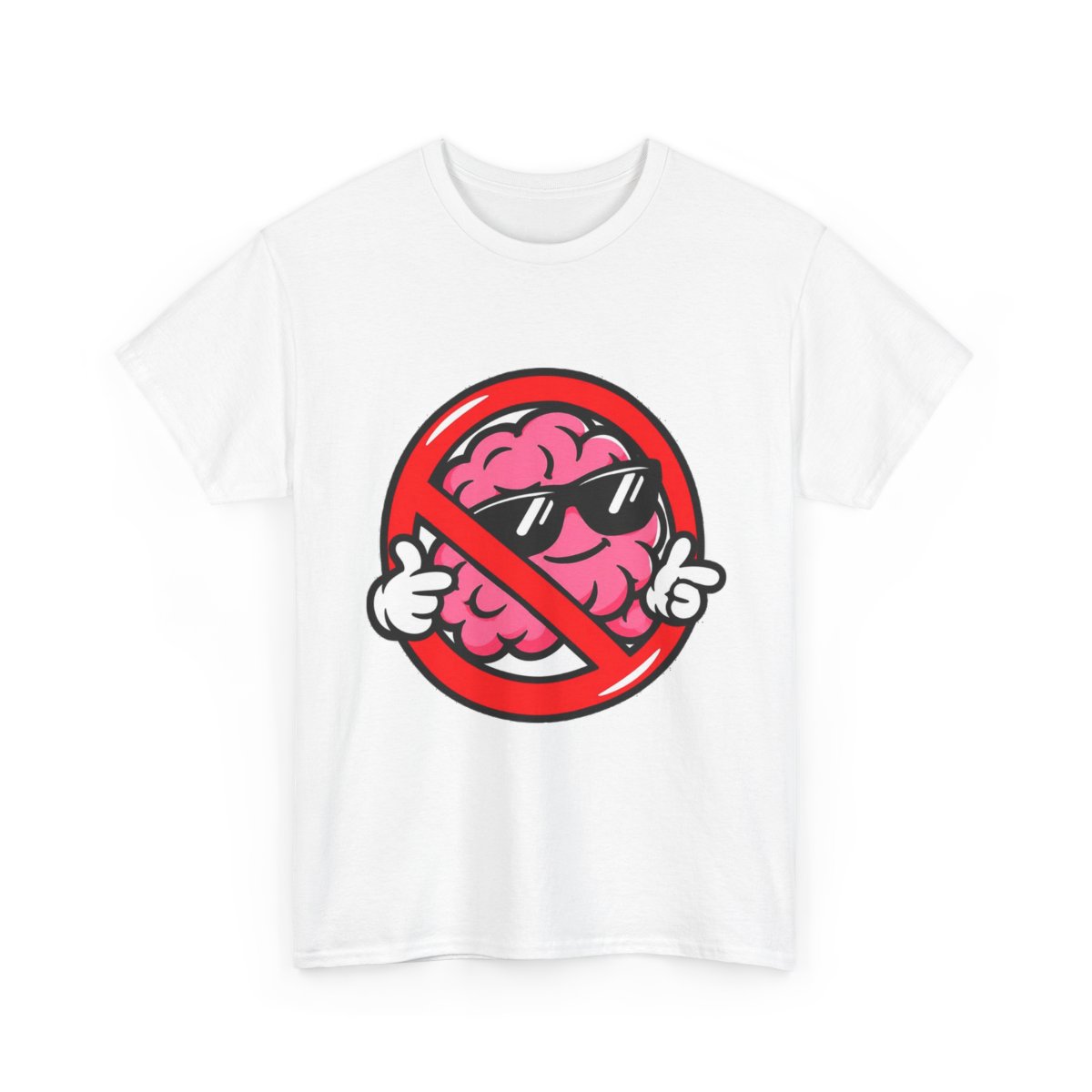 No Brains Allowed Tee — nomorebrain.com