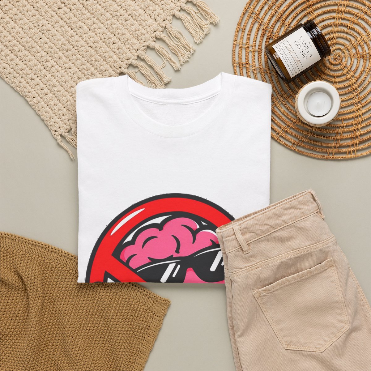 No Brains Allowed Tee — nomorebrain.com