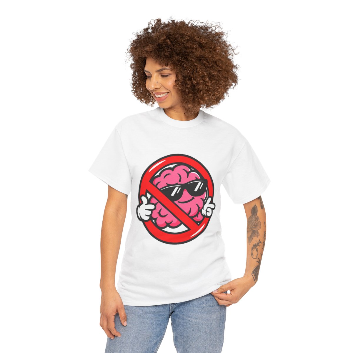 No Brains Allowed Tee — nomorebrain.com