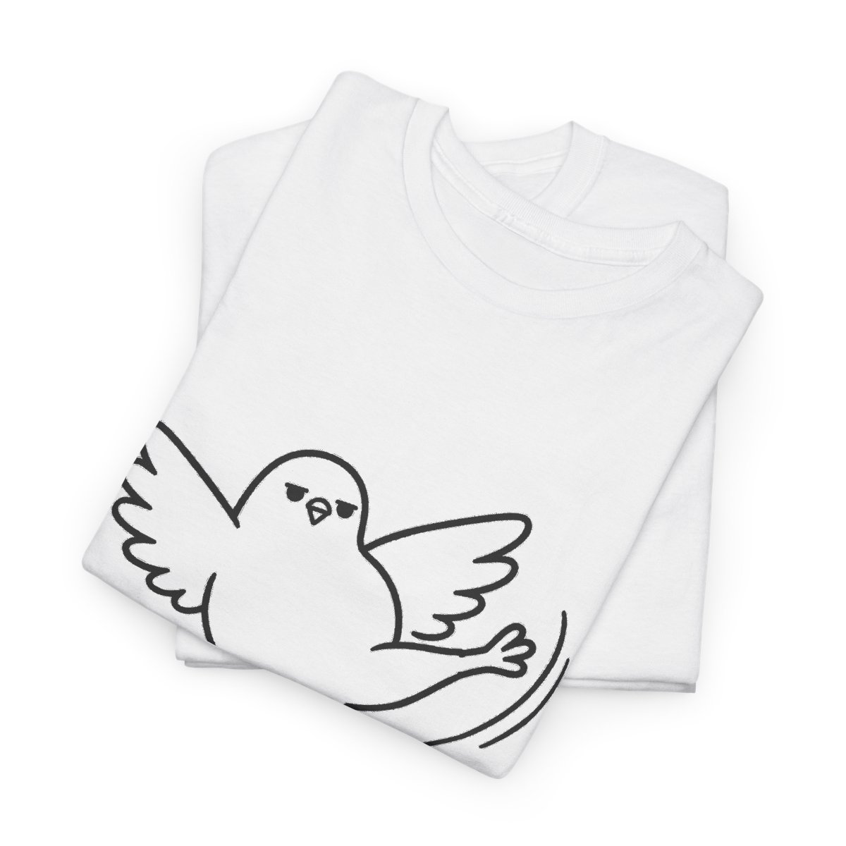 Personal Space Pigeon Tee — nomorebrain.com
