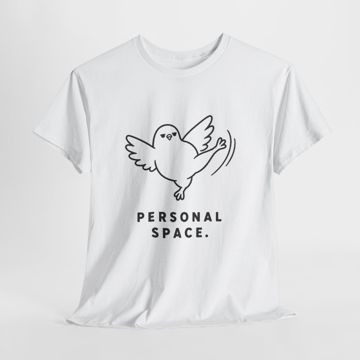 Personal Space Pigeon Tee — nomorebrain.com