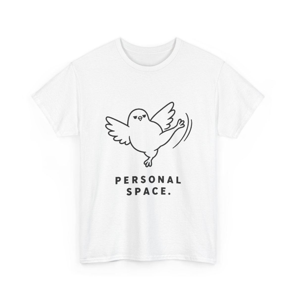 Personal Space Pigeon Tee — nomorebrain.com