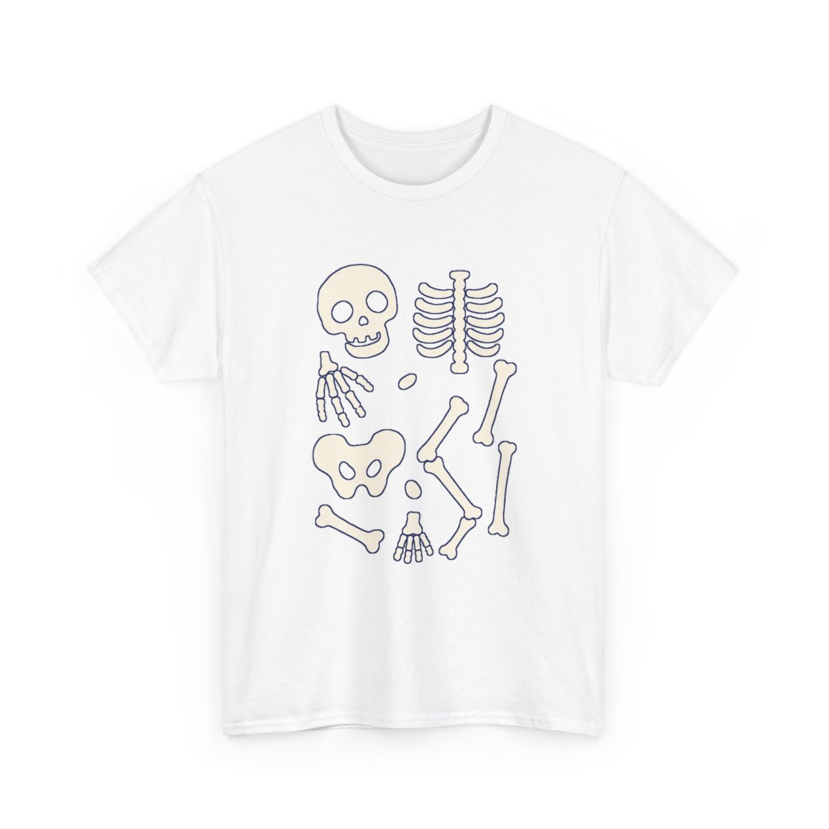 Skeleton Chart Tee — nomorebrain.com