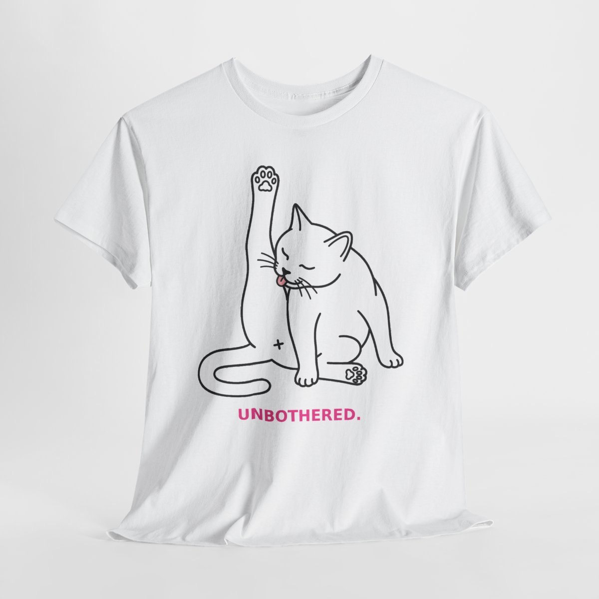 Unbothered Cat Tee — nomorebrain.com