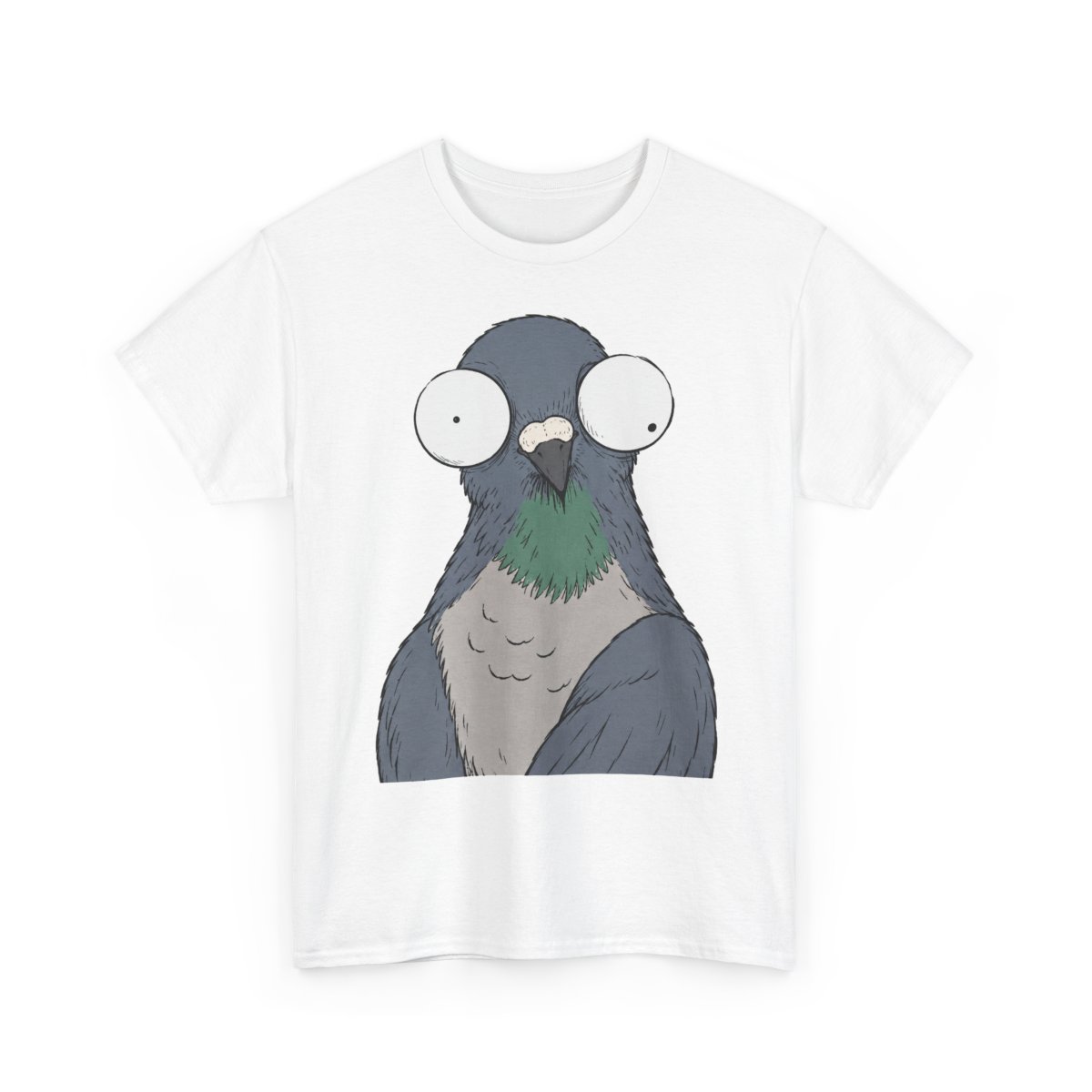 Unbothered Pigeon Tee — nomorebrain.com