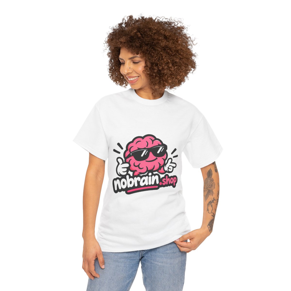 nobrain.shop Logo Tee — nomorebrain.com