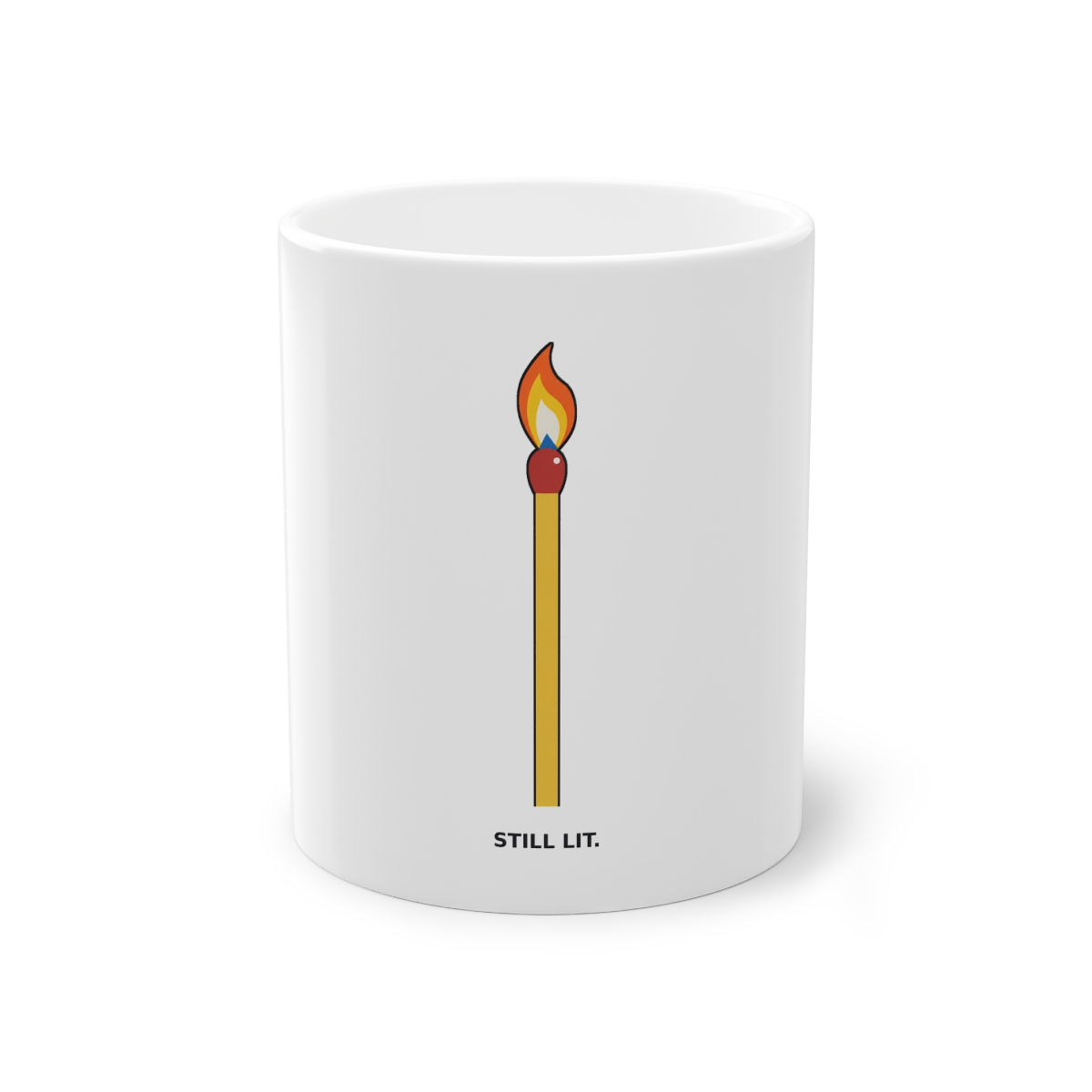 Still Lit Mug 11oz — nomorebrain.com