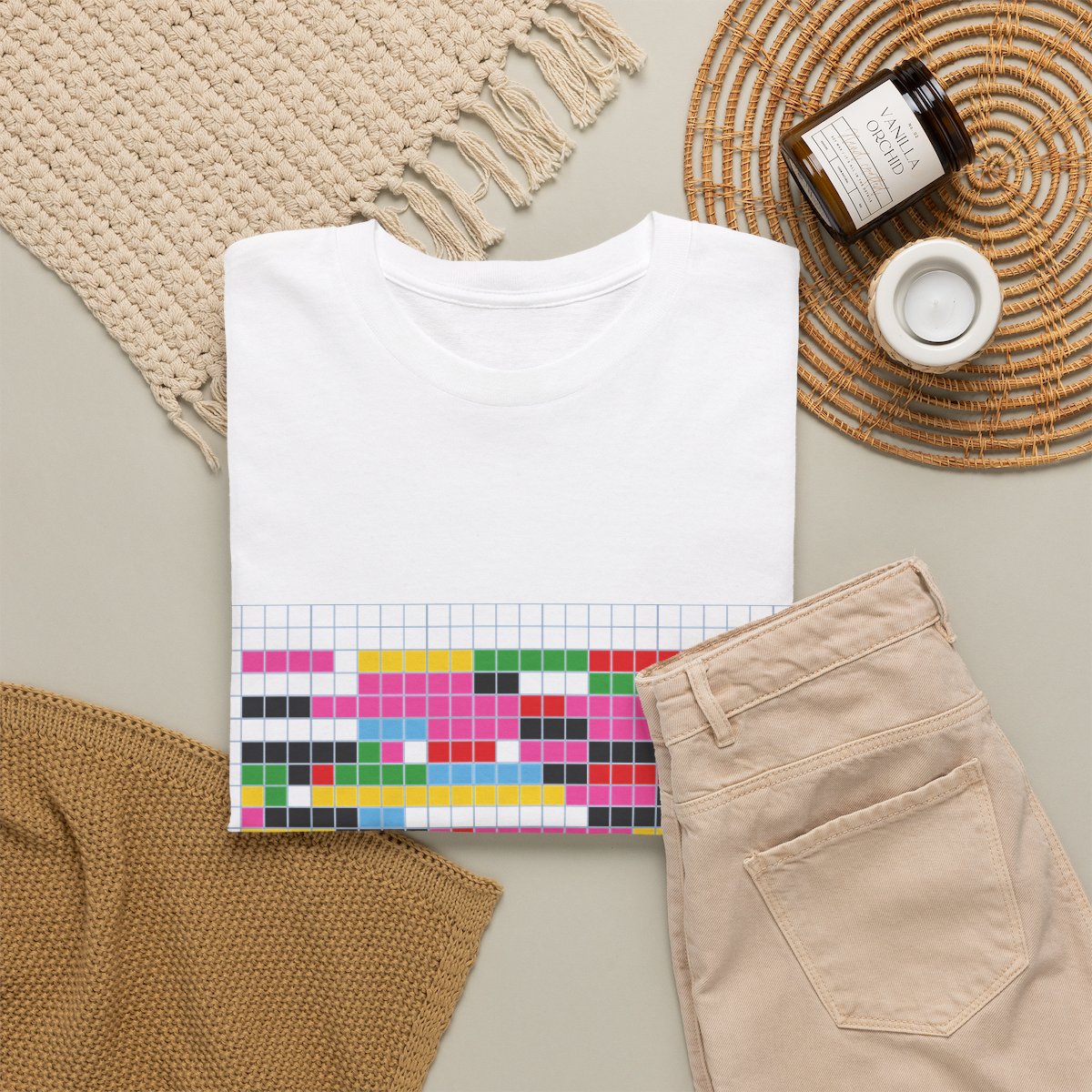 Deadpan Mosaic Tee — nomorebrain.com