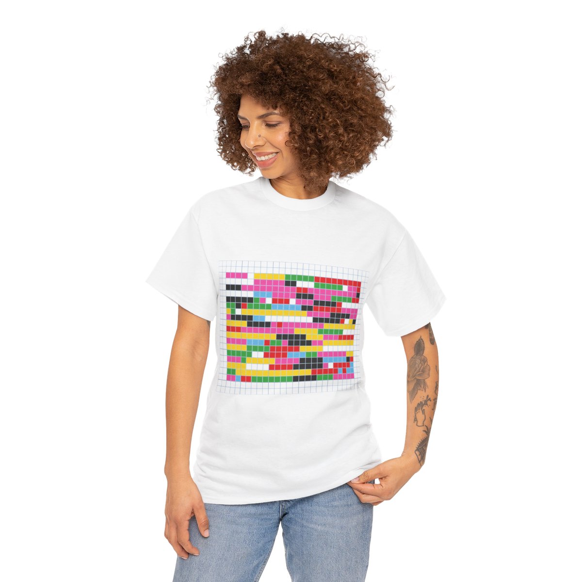 Deadpan Mosaic Tee — nomorebrain.com