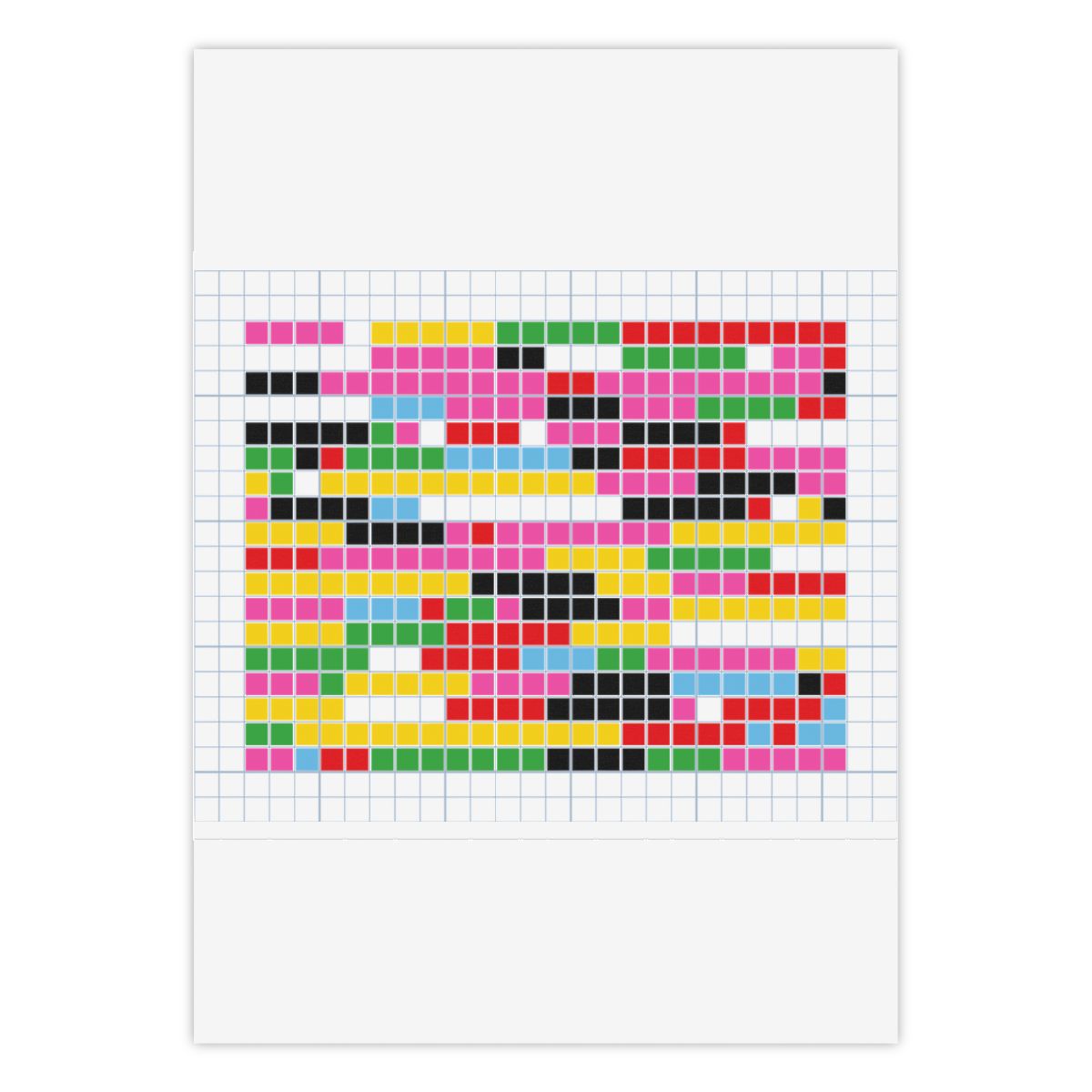 Deadpan Mosaic Sticker Sheet — nomorebrain.com