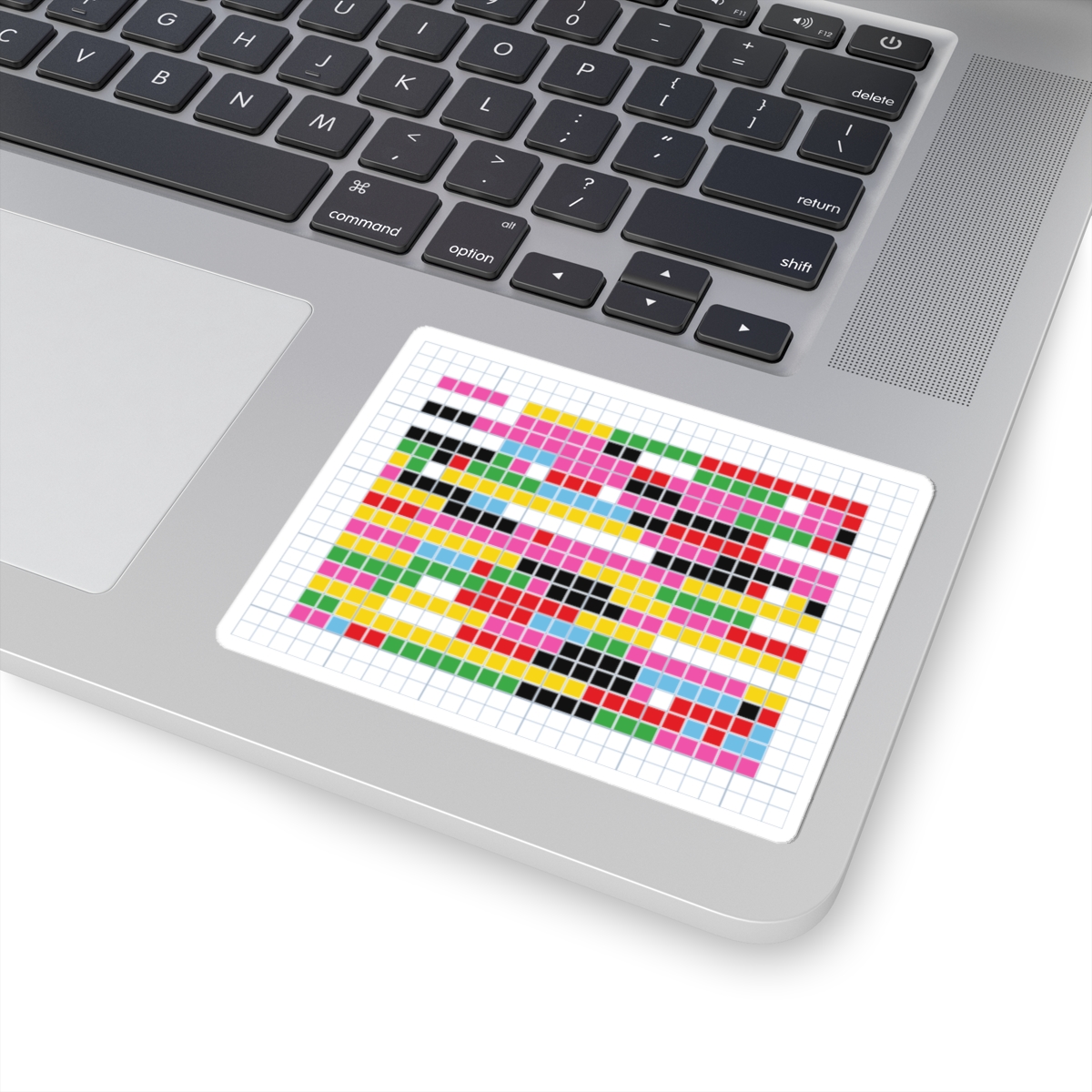 Deadpan Mosaic Sticker — nomorebrain.com