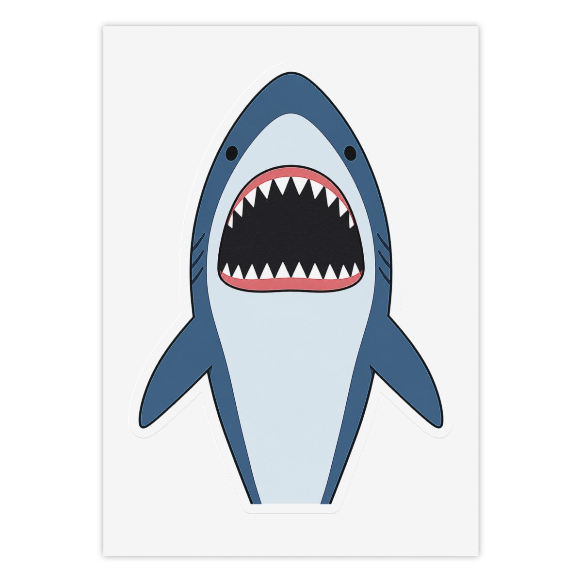 Shark Jaw Sticker Sheet — nomorebrain.com