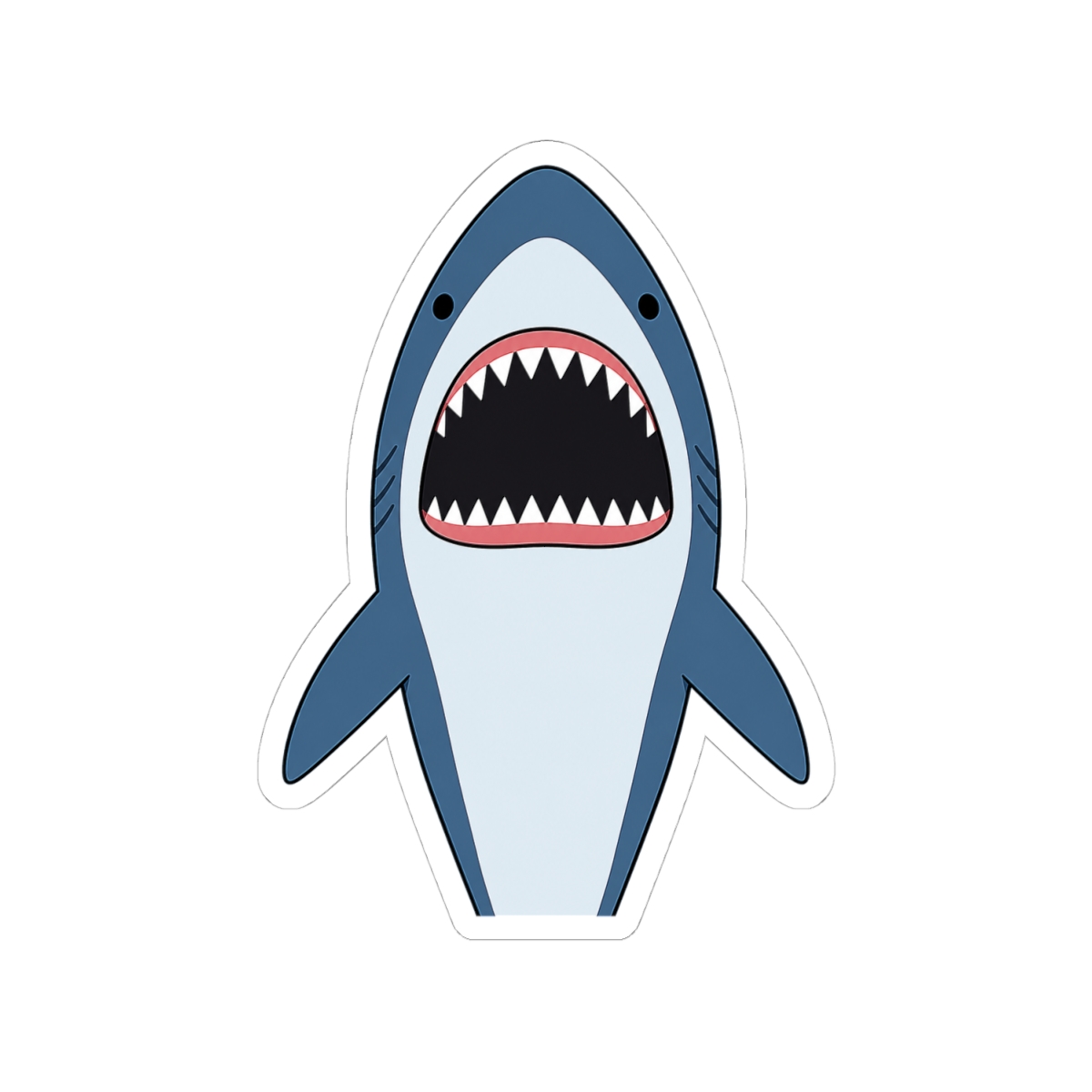 Shark Jaw Sticker — nomorebrain.com